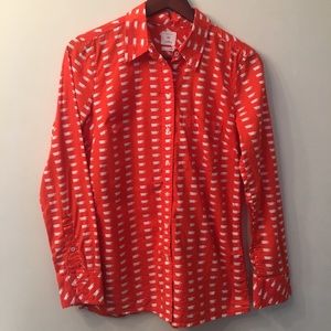 Gap The Fitted Boyfriend Shirt sz S